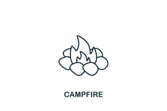 Campfire Icon: A Versatile Element for Modern Design
