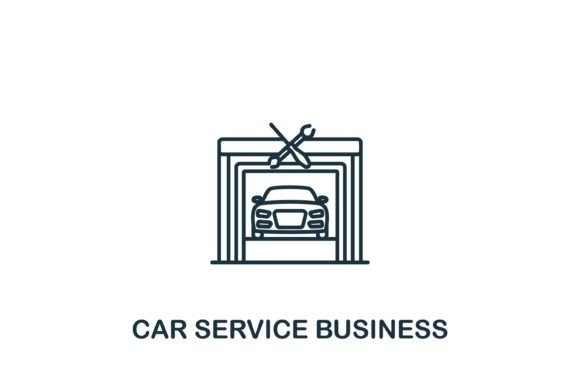 Enhance Your Brand with Car Service Business Icon