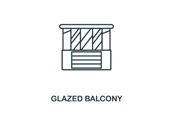 Enhancing Your Projects with the Glazed Balcony Icon