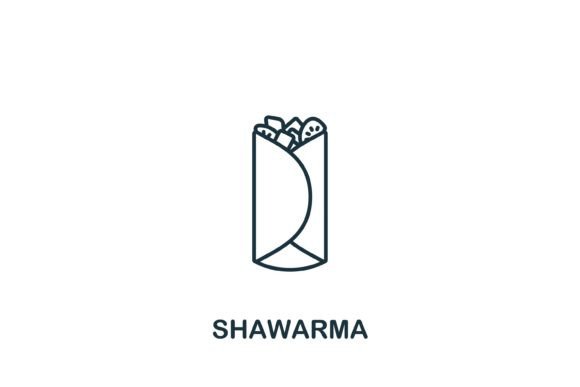 Shawarma Icon: A Versatile Design Element