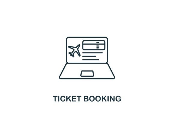 Strategic Use of Ticket Booking Icons for Enhanced User Experience and Branding