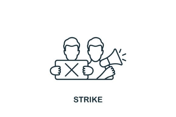 Strike Icon: A Versatile Protest Symbol for Modern Design